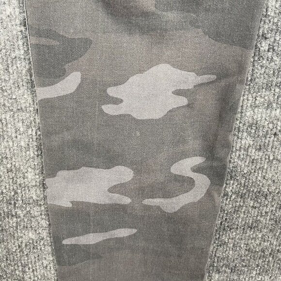Democracy Pants Womens 8 Grey Camouflage Ab Solution Slimming Panel Skinny - Picture 14 of 16